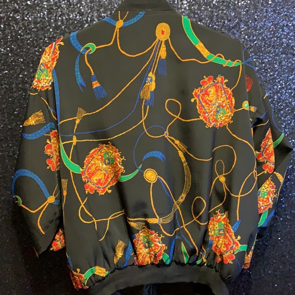 VINTAGE JERSEY STYLE ZIPUP LIGHT JACKET - Picture 4 of 4